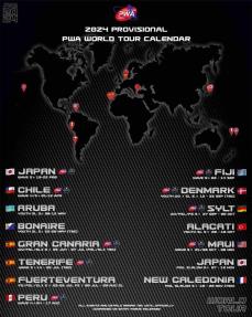 PWA World Tour 2024 Calendar